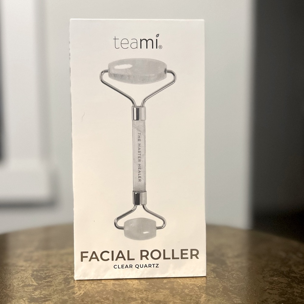 *NIB* Teami Blends Clear Quartz Facial Roller, The Master Healer